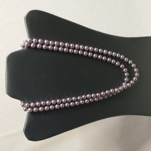 Lilac Pearl Necklace